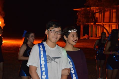 Homecoming Bonfire & Senior Blessing, October 8, 2015.