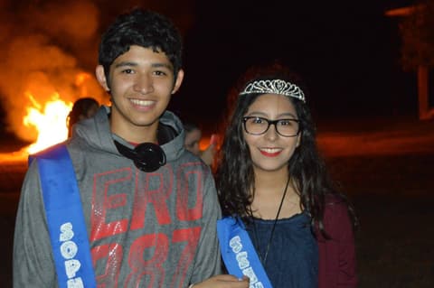 Homecoming Bonfire & Senior Blessing, October 8, 2015.