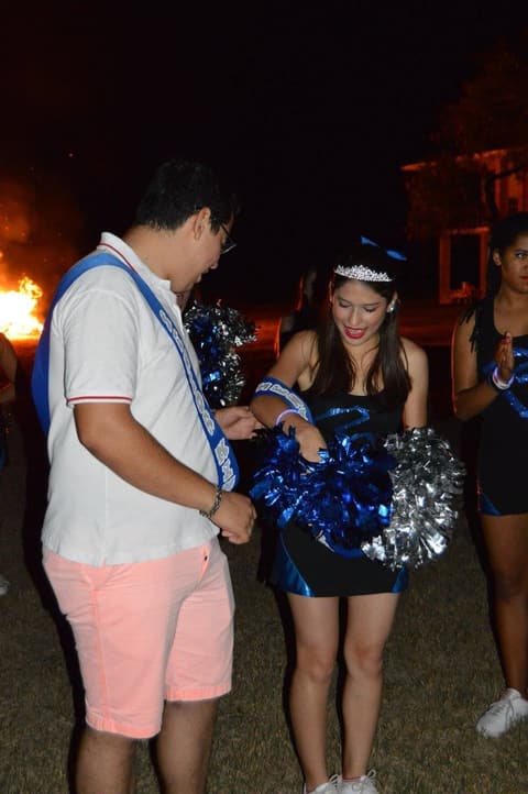 Homecoming Bonfire & Senior Blessing, October 8, 2015.