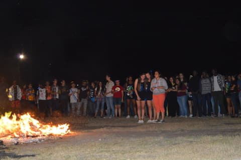 Homecoming Bonfire & Senior Blessing, October 8, 2015.