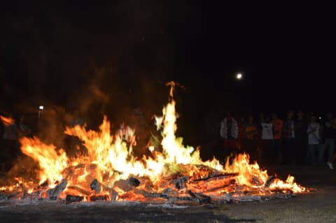Homecoming Bonfire & Senior Blessing, October 8, 2015.