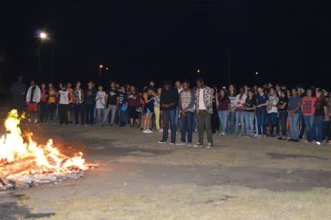 Homecoming Bonfire & Senior Blessing, October 8, 2015.