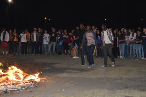 Homecoming Bonfire & Senior Blessing, October 8, 2015.