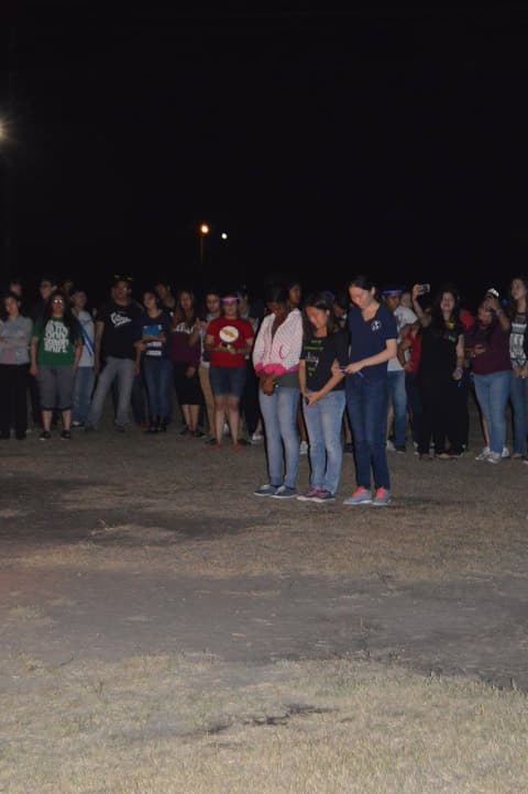 Homecoming Bonfire & Senior Blessing, October 8, 2015.
