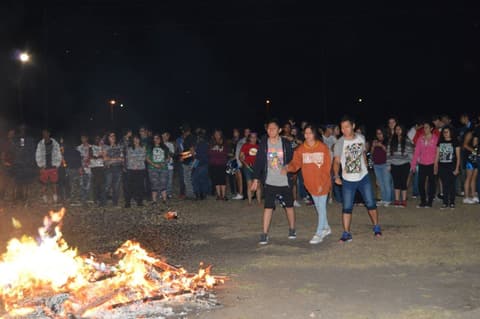 Homecoming Bonfire & Senior Blessing, October 8, 2015.