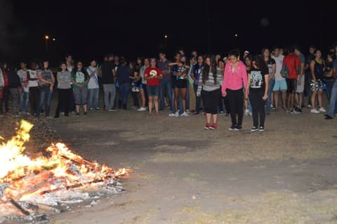 Homecoming Bonfire & Senior Blessing, October 8, 2015.