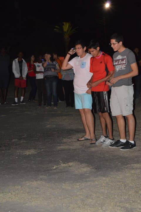 Homecoming Bonfire & Senior Blessing, October 8, 2015.