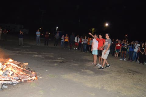 Homecoming Bonfire & Senior Blessing, October 8, 2015.