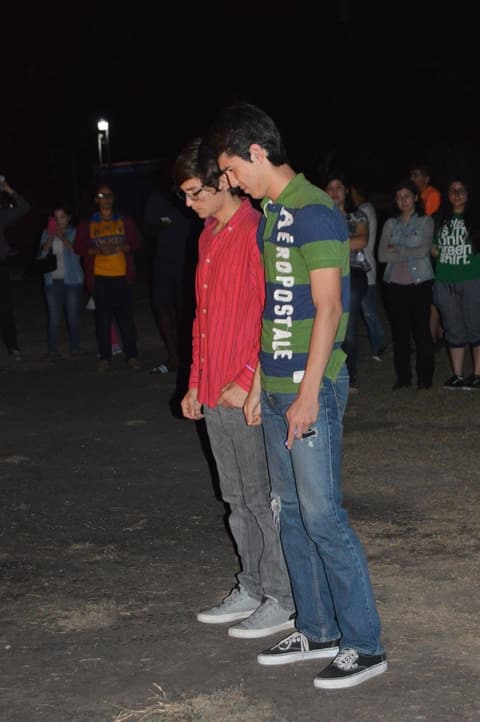 Homecoming Bonfire & Senior Blessing, October 8, 2015.