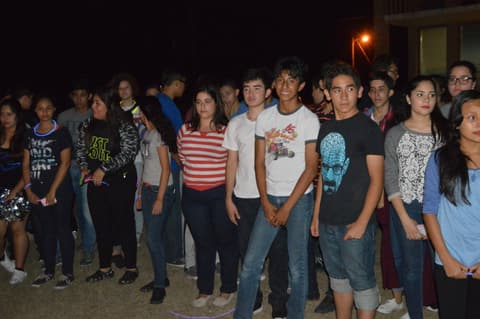 Homecoming Bonfire & Senior Blessing, October 8, 2015.