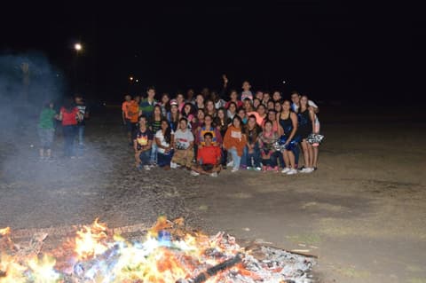 Homecoming Bonfire & Senior Blessing, October 8, 2015.