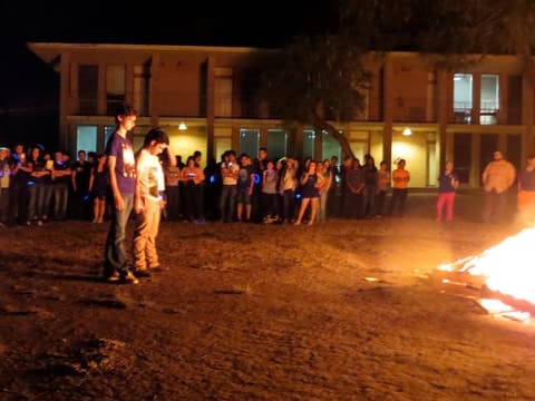 Homecoming Bonfire & Senior Blessing, October 8, 2015.