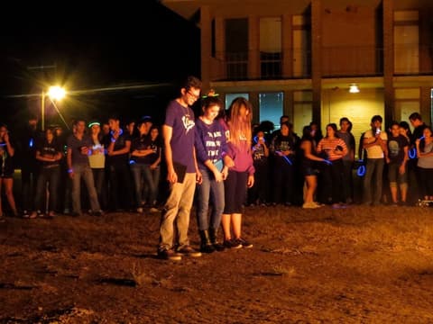 Homecoming Bonfire & Senior Blessing, October 8, 2015.