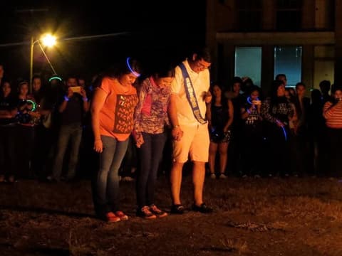 Homecoming Bonfire & Senior Blessing, October 8, 2015.