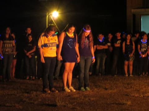 Homecoming Bonfire & Senior Blessing, October 8, 2015.