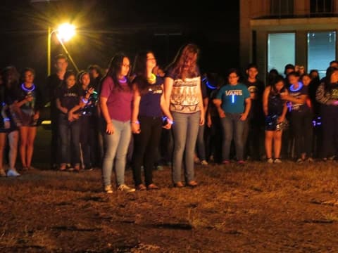 Homecoming Bonfire & Senior Blessing, October 8, 2015.