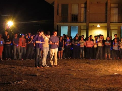 Homecoming Bonfire & Senior Blessing, October 8, 2015.