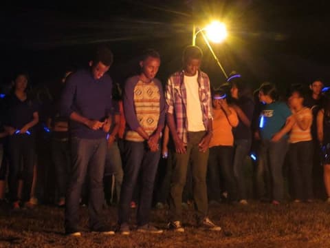 Homecoming Bonfire & Senior Blessing, October 8, 2015.