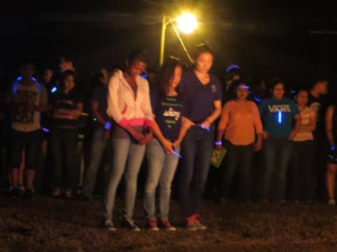 Homecoming Bonfire & Senior Blessing, October 8, 2015.
