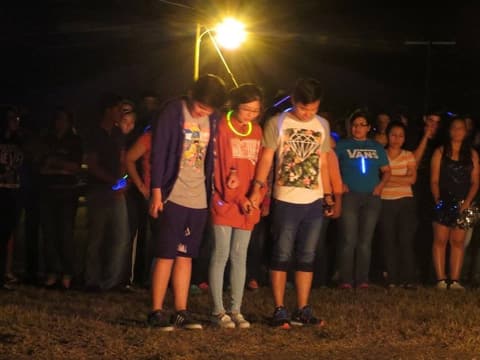Homecoming Bonfire & Senior Blessing, October 8, 2015.