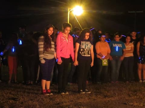 Homecoming Bonfire & Senior Blessing, October 8, 2015.