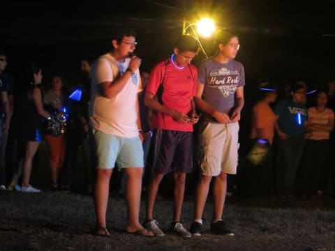 Homecoming Bonfire & Senior Blessing, October 8, 2015.