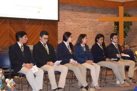 National Honor Society Induction Ceremony.