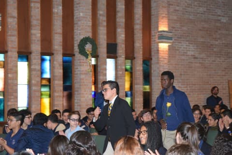 National Honor Society Induction Ceremony.