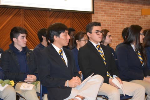 National Honor Society Induction Ceremony.