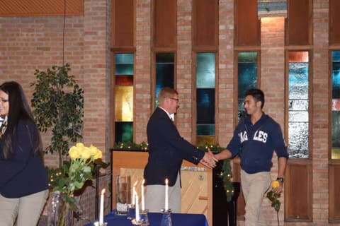 National Honor Society Induction Ceremony.