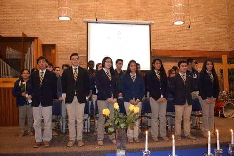 National Honor Society Induction Ceremony.