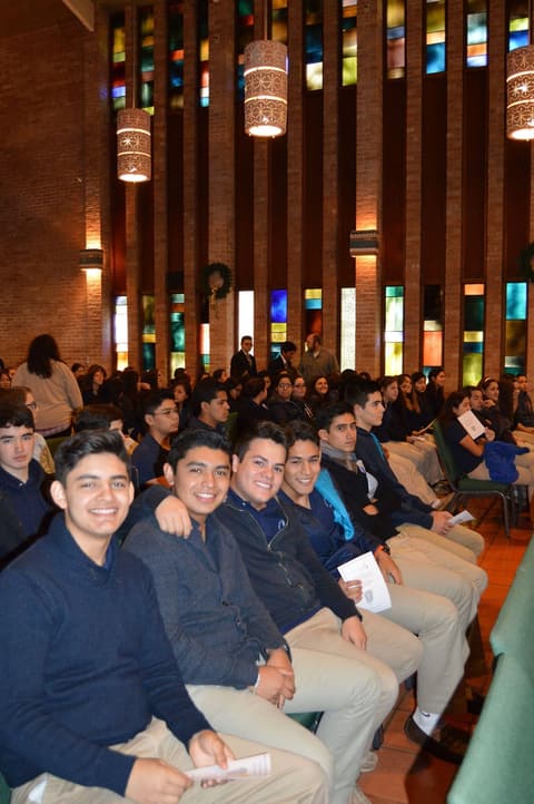 National Honor Society Induction Ceremony.