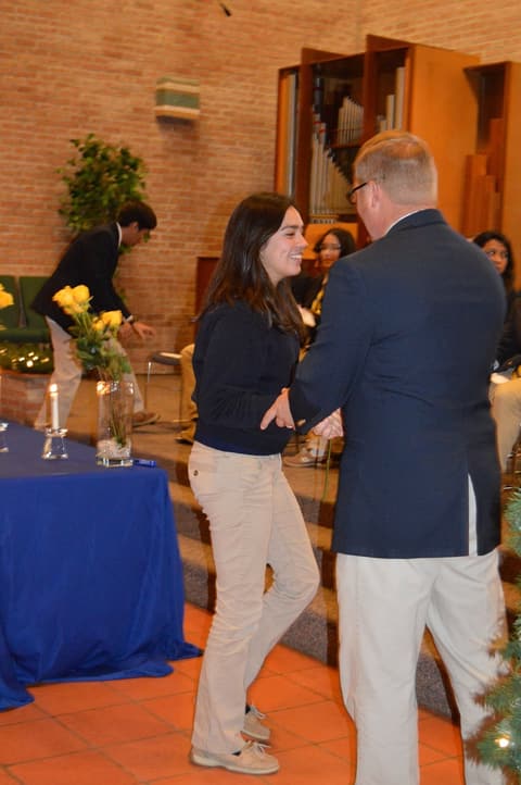 National Honor Society Induction Ceremony.