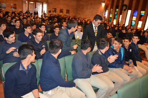 National Honor Society Induction Ceremony.