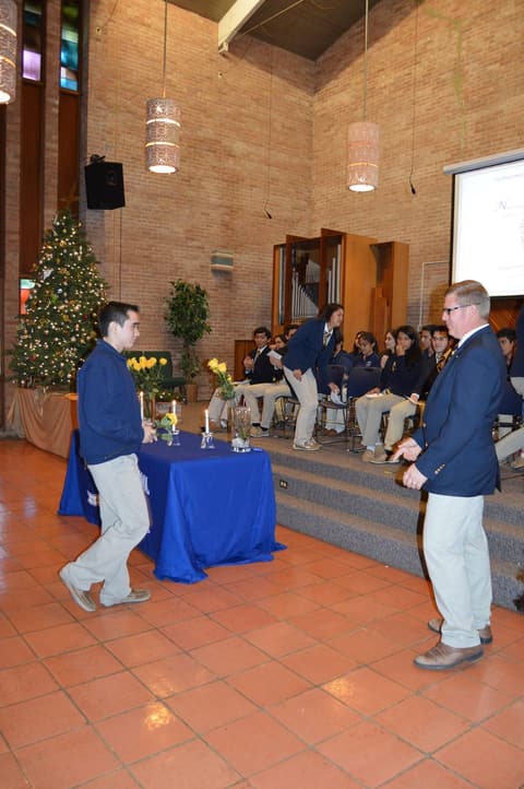 National Honor Society Induction Ceremony.