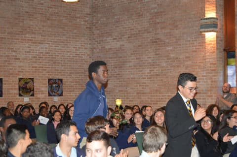 National Honor Society Induction Ceremony.