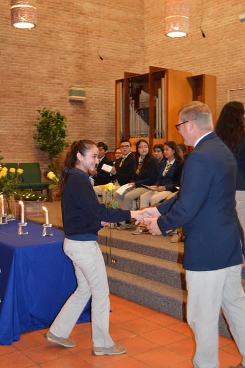National Honor Society Induction Ceremony.