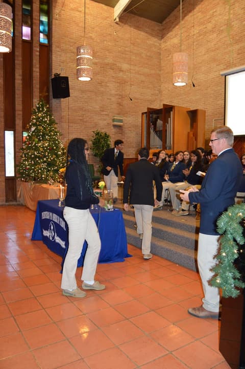 National Honor Society Induction Ceremony.