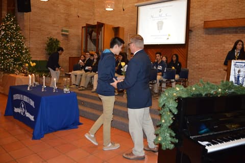 National Honor Society Induction Ceremony.