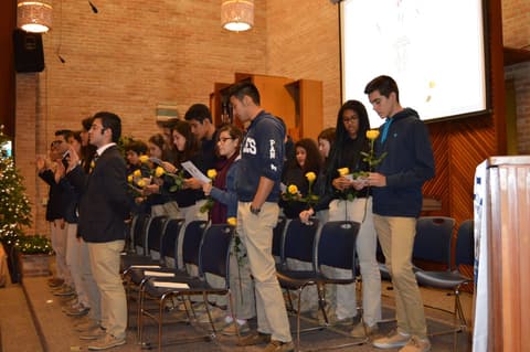 National Honor Society Induction Ceremony.