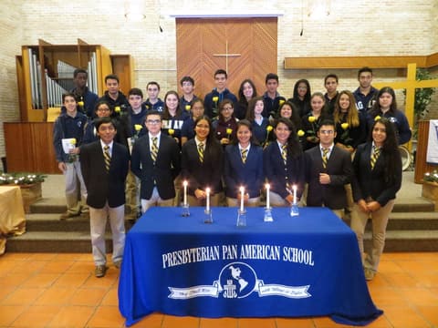 National Honor Society Induction Ceremony.