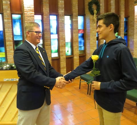 National Honor Society Induction Ceremony.