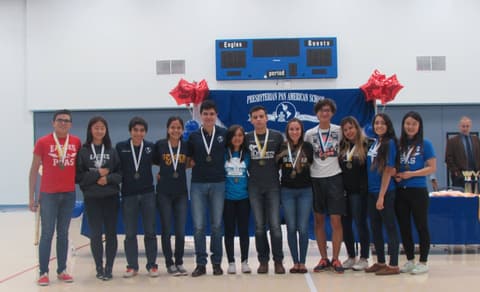 Awards assembly in the gym, May 13, 2016.