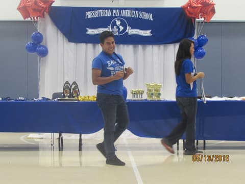 Awards assembly in the gym, May 13, 2016.
