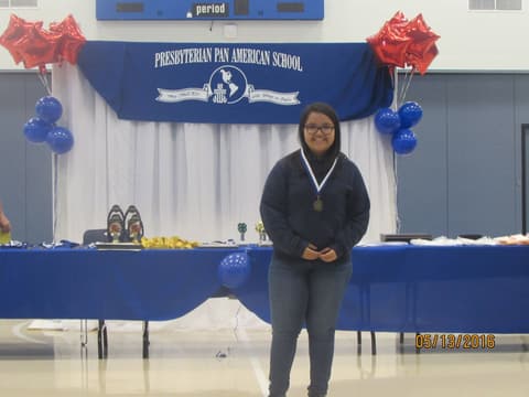 Awards assembly in the gym, May 13, 2016.