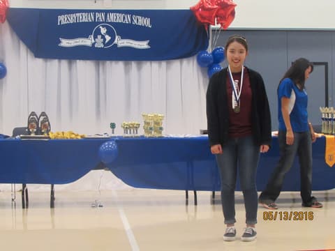 Awards assembly in the gym, May 13, 2016.