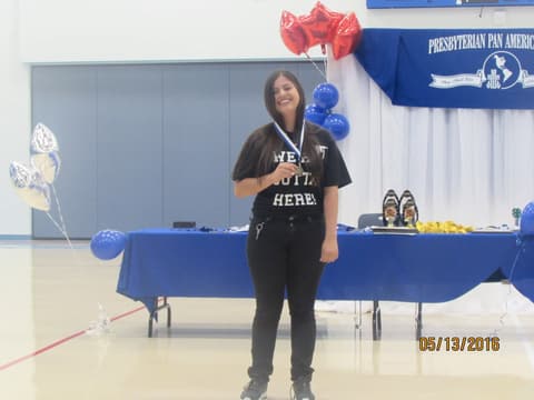 Awards assembly in the gym, May 13, 2016.