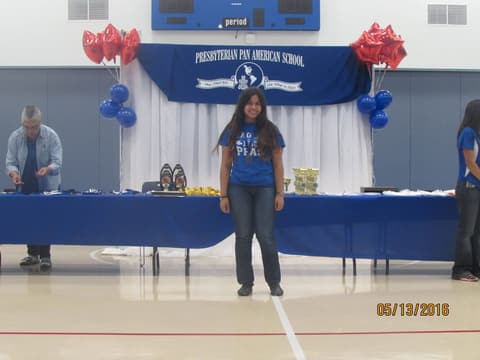 Awards assembly in the gym, May 13, 2016.