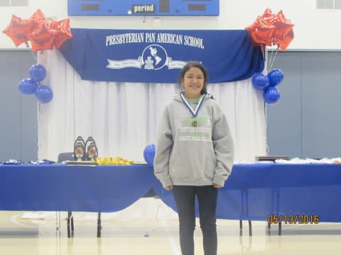Awards assembly in the gym, May 13, 2016.