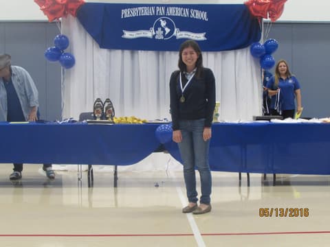 Awards assembly in the gym, May 13, 2016.